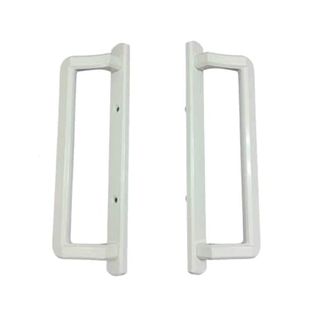 G.A.S. Hardware PGT Interior and Exterior Sliding Glass Door Handle White DH-530-WHITE